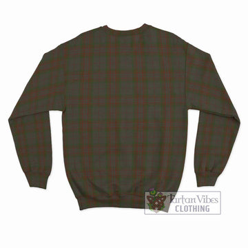 Gray Tartan Sweatshirt with Family Crest DNA In Me Style