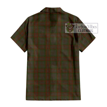 Gray Tartan Hawaiian Shirt with Family Crest DNA In Me Style - Tartan Vibes Clothing