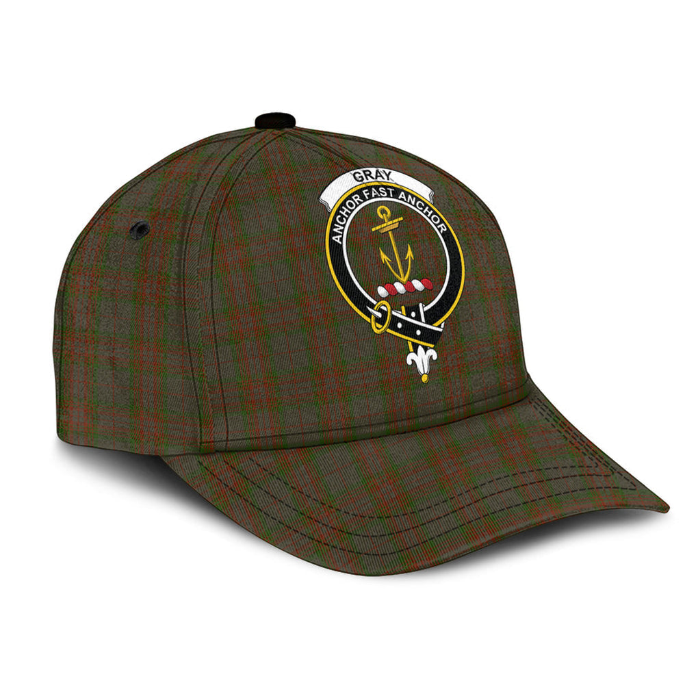 gray-tartan-classic-cap-with-family-crest