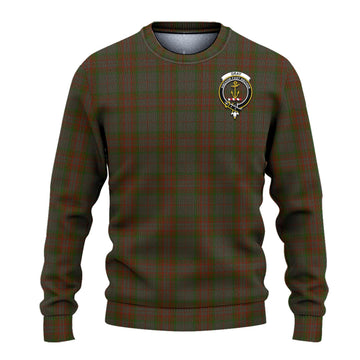 Gray Tartan Ugly Sweater with Family Crest - Tartan Vibes Clothing
