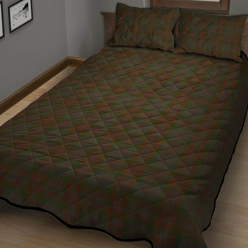 Gray Tartan Quilt Bed Set - Tartan Vibes Clothing