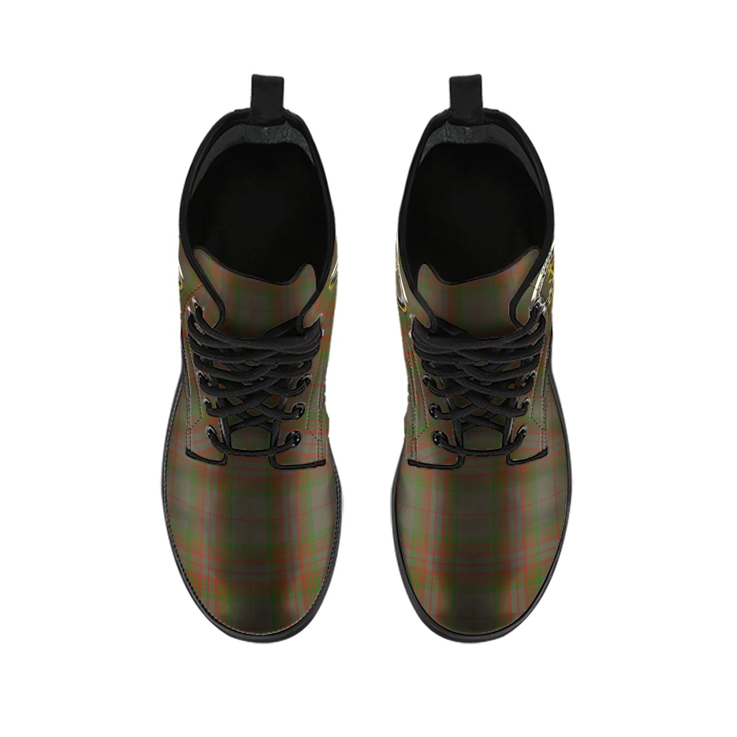 gray-tartan-leather-boots-with-family-crest