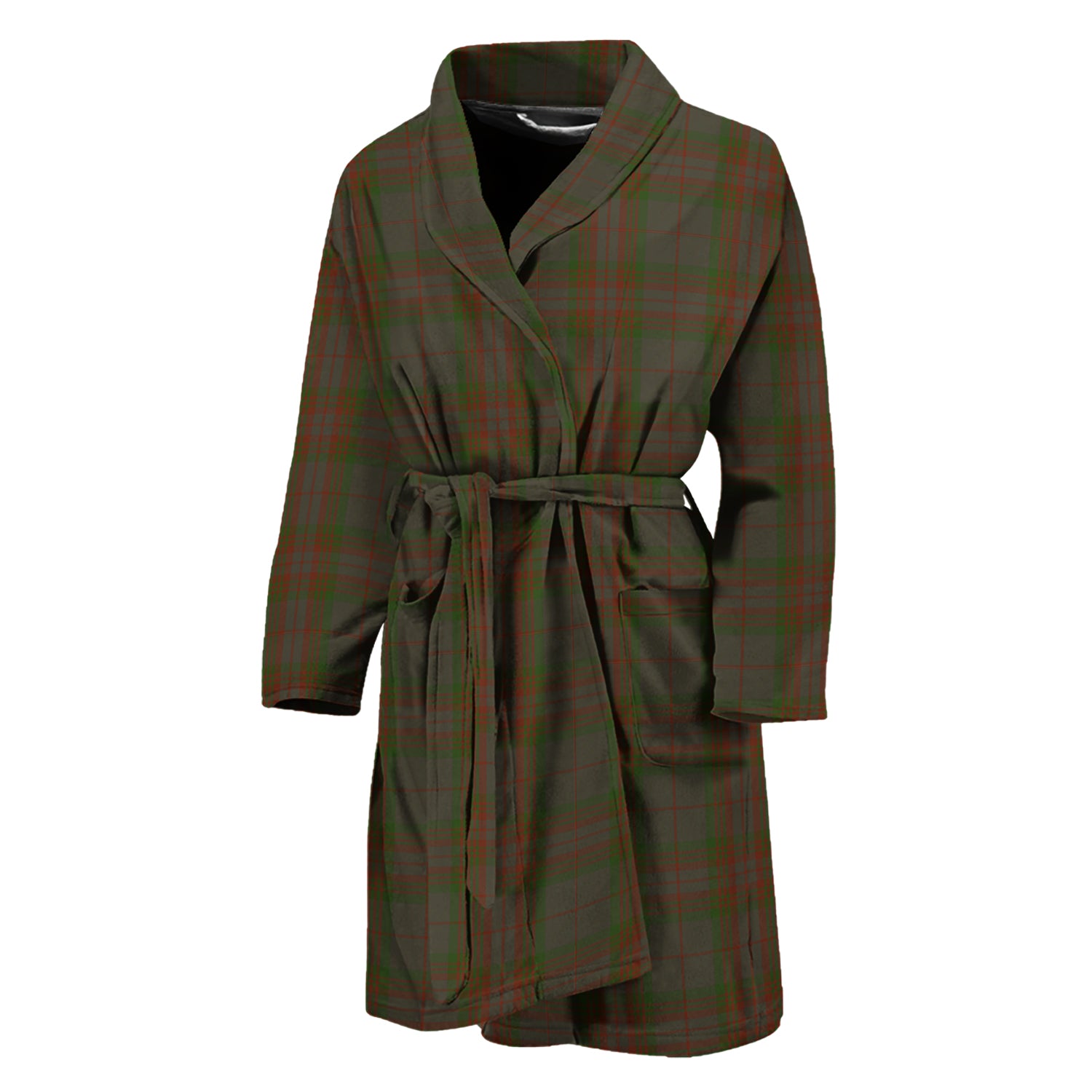 Gray Tartan Bathrobe - Tartan Vibes Clothing