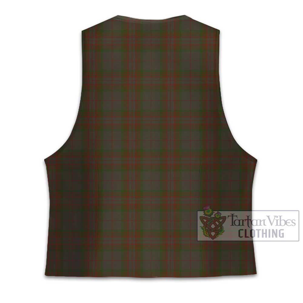 Tartan Vibes Clothing Gray Tartan Men's Sleeveless Suit Vest