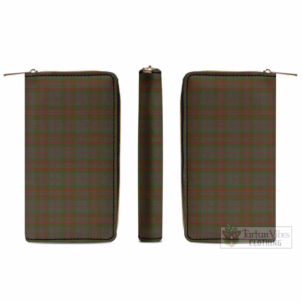Gray Tartan Women's Leather Wallet - Tartan Vibes Clothing