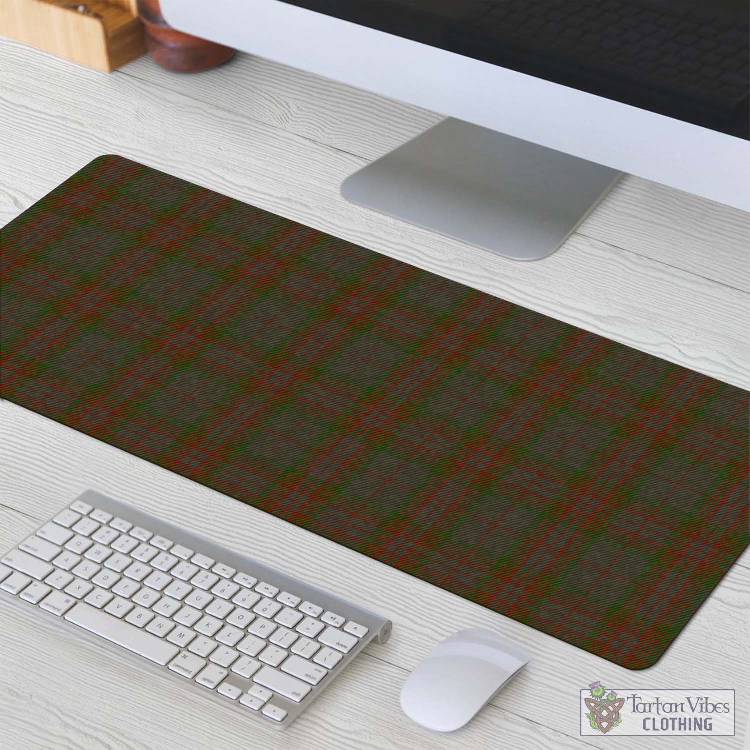 Tartan Vibes Clothing Gray Tartan Mouse Pad