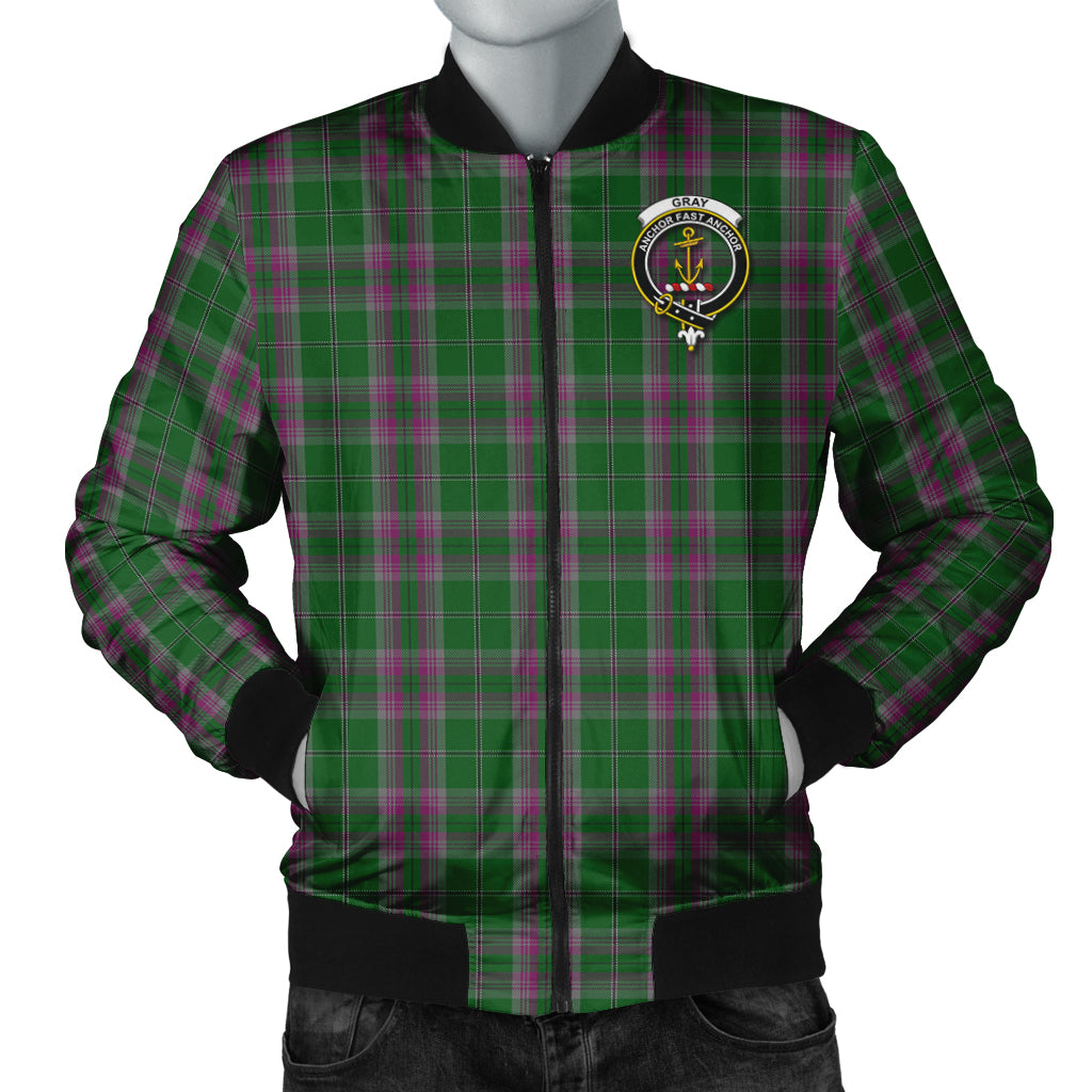 gray-hunting-tartan-bomber-jacket-with-family-crest