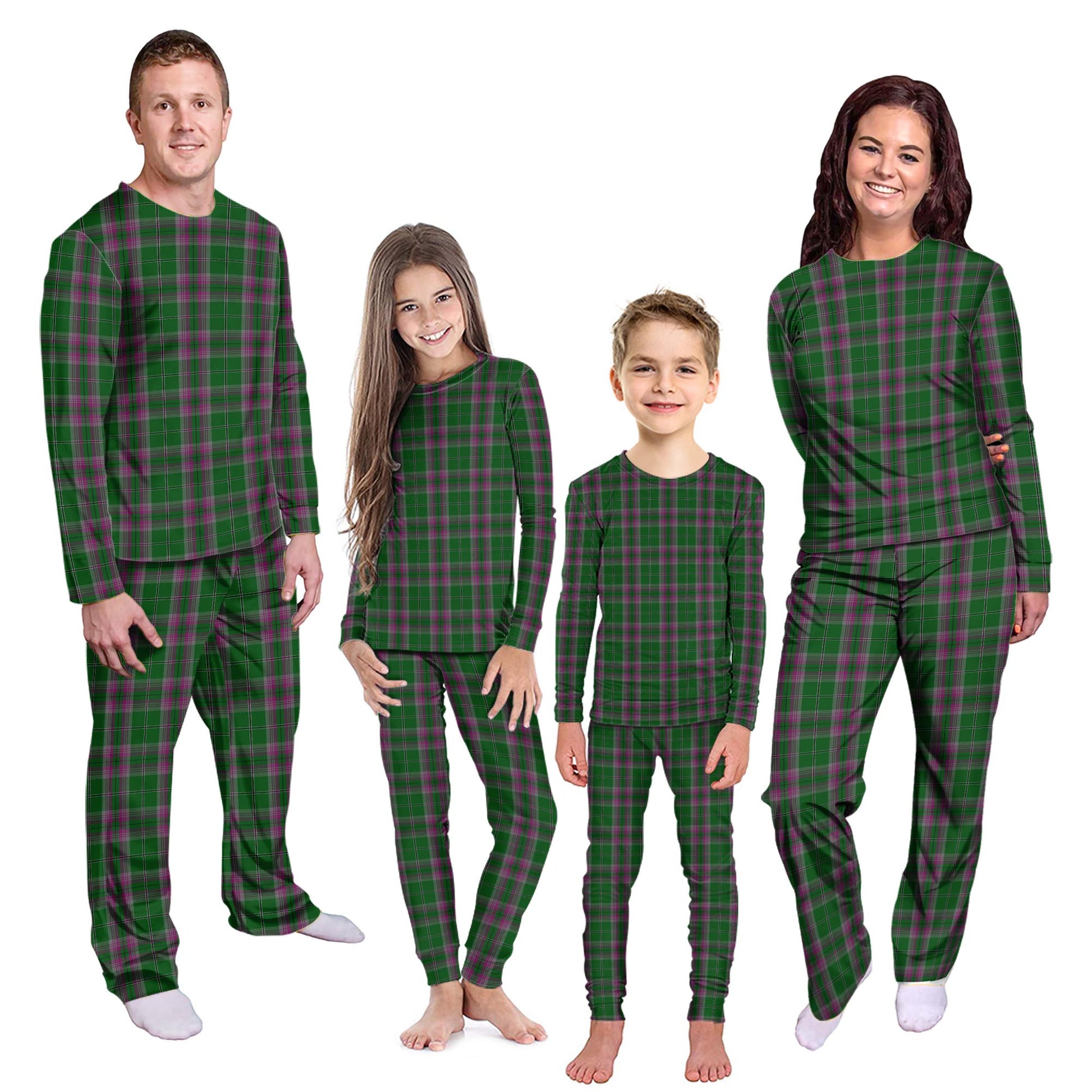 Gray Hunting Tartan Pajamas Family Set Kid - Tartan Vibes Clothing