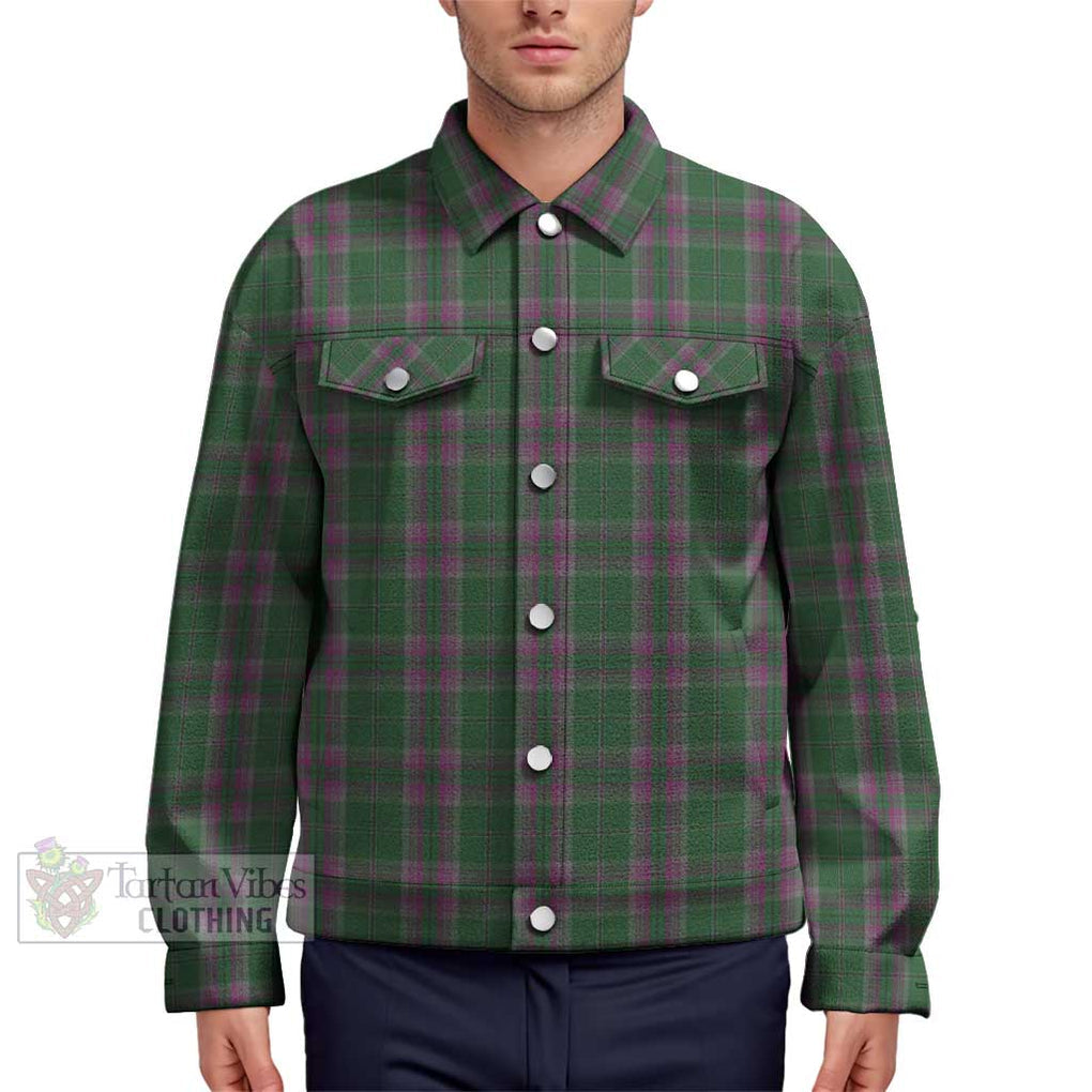 Gray Hunting Tartan Unisex Lapel Cotton Jacket Unisex - Tartan Vibes Clothing