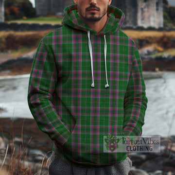 Gray Hunting Tartan Cotton Hoodie