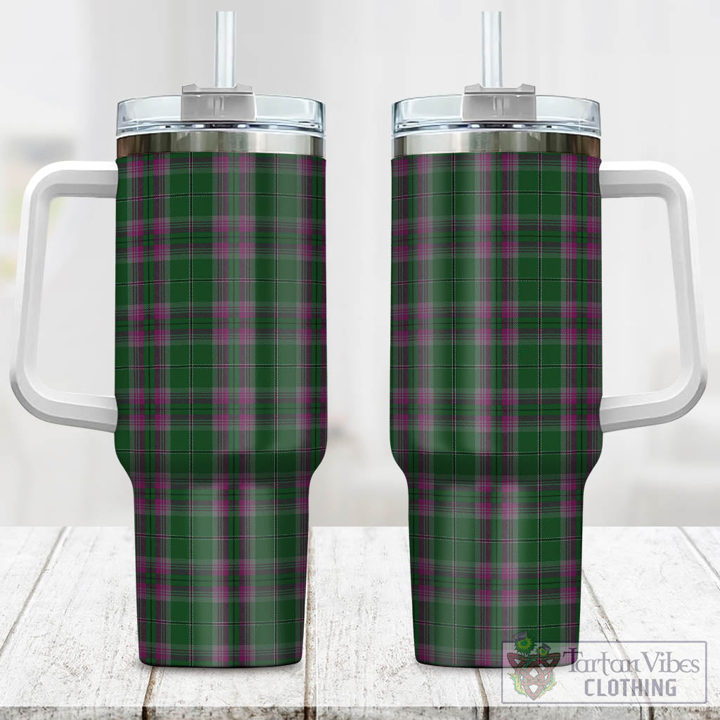 Tartan Vibes Clothing Gray Hunting Tartan Tumbler with Handle