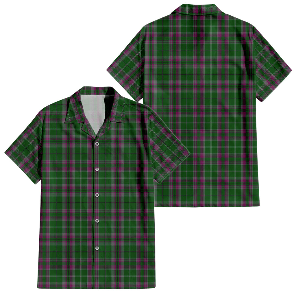 gray-hunting-tartan-short-sleeve-button-down-shirt