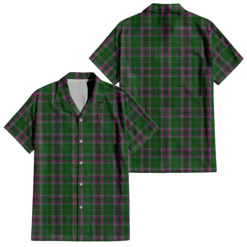 Gray Hunting Tartan Short Sleeve Button Down Shirt