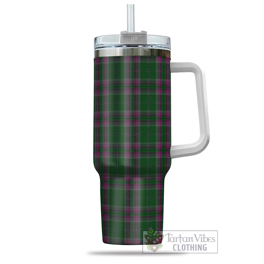 Tartan Vibes Clothing Gray Hunting Tartan Tumbler with Handle