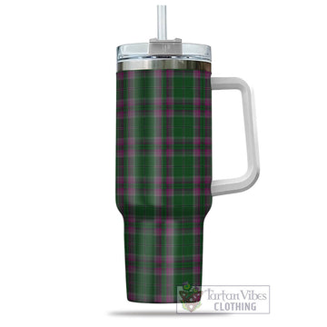 Gray Hunting Tartan Tumbler with Handle