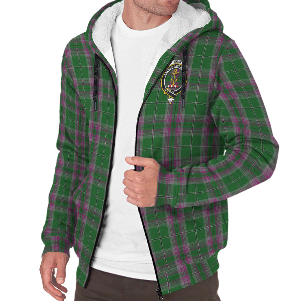 gray-hunting-tartan-sherpa-hoodie-with-family-crest