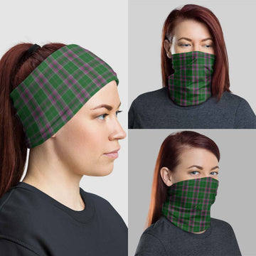 Gray Hunting Tartan Neck Gaiters, Tartan Bandanas, Tartan Head Band