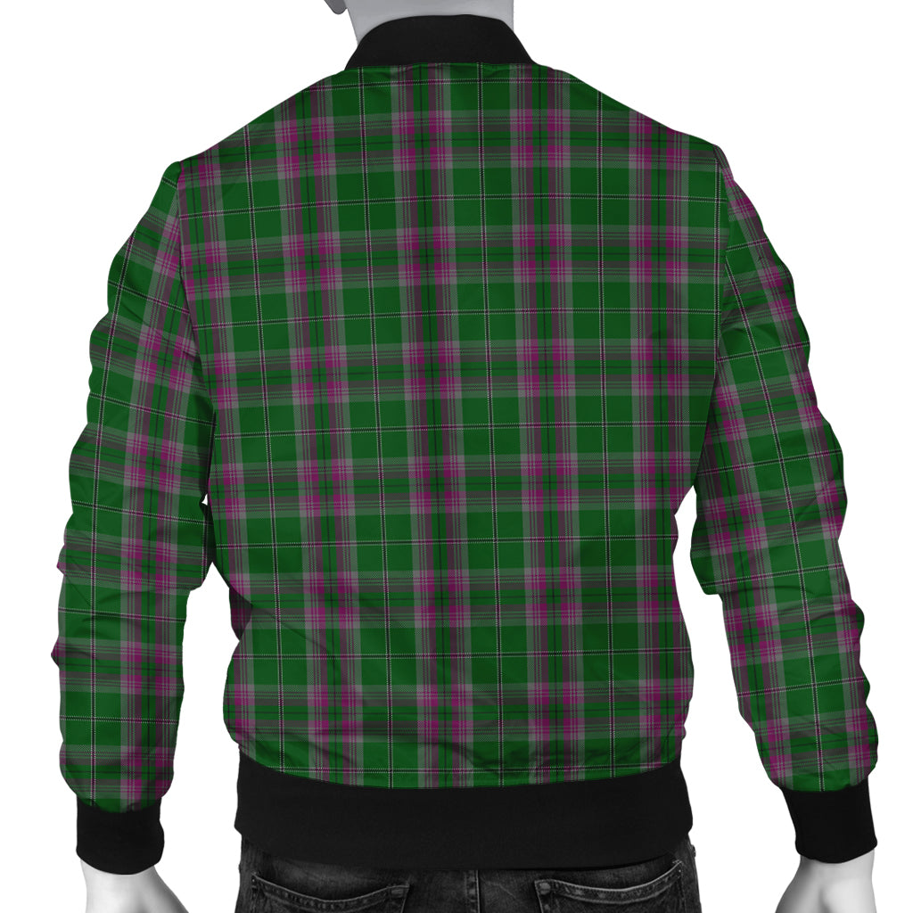 gray-hunting-tartan-bomber-jacket-with-family-crest