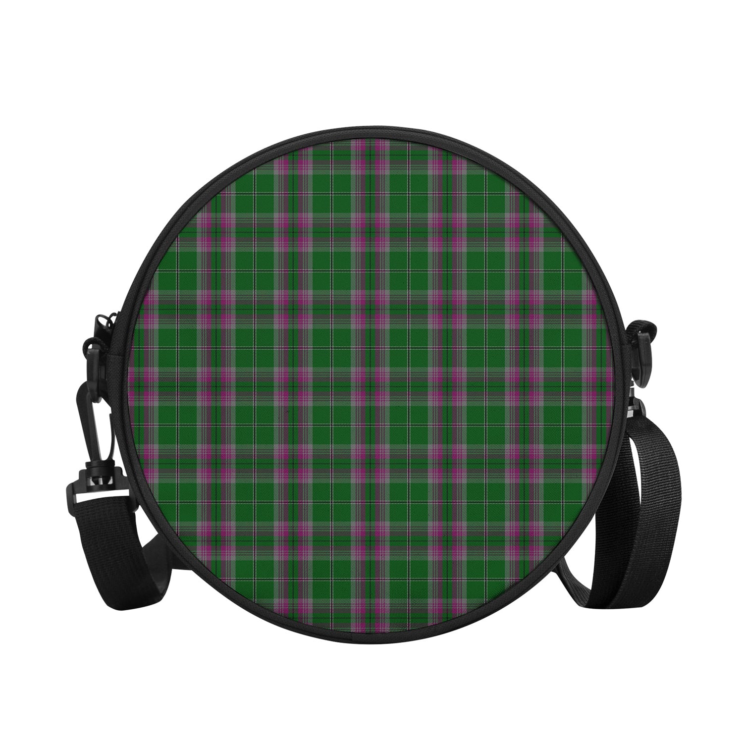 gray-hunting-tartan-round-satchel-bags