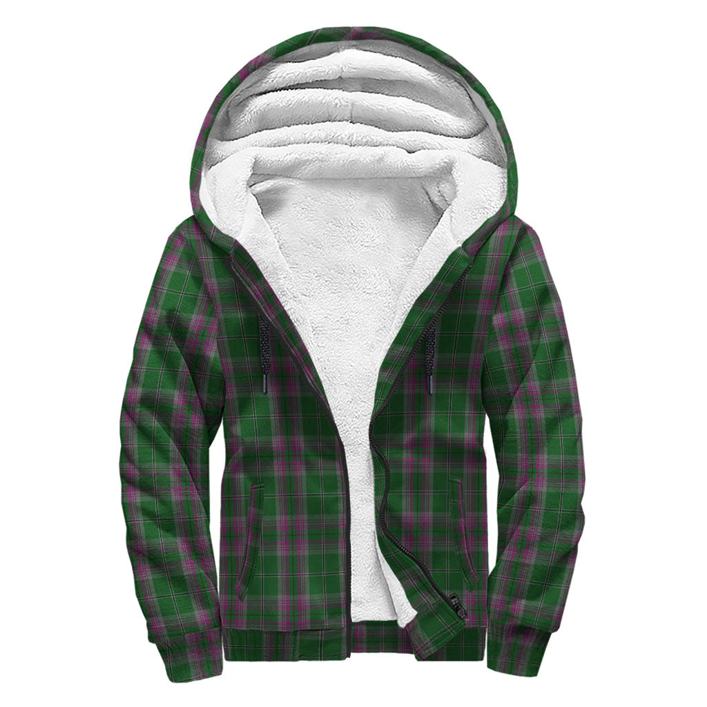 gray-hunting-tartan-sherpa-hoodie-with-family-crest