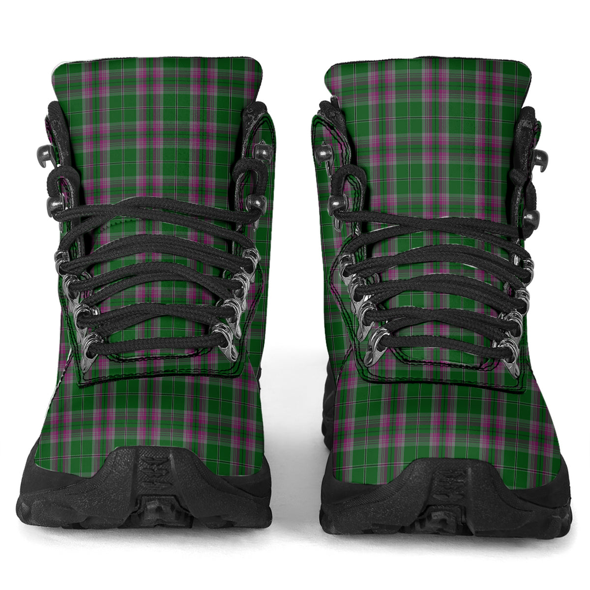 Gray Hunting Tartan Alpine Boots - Tartanvibesclothing