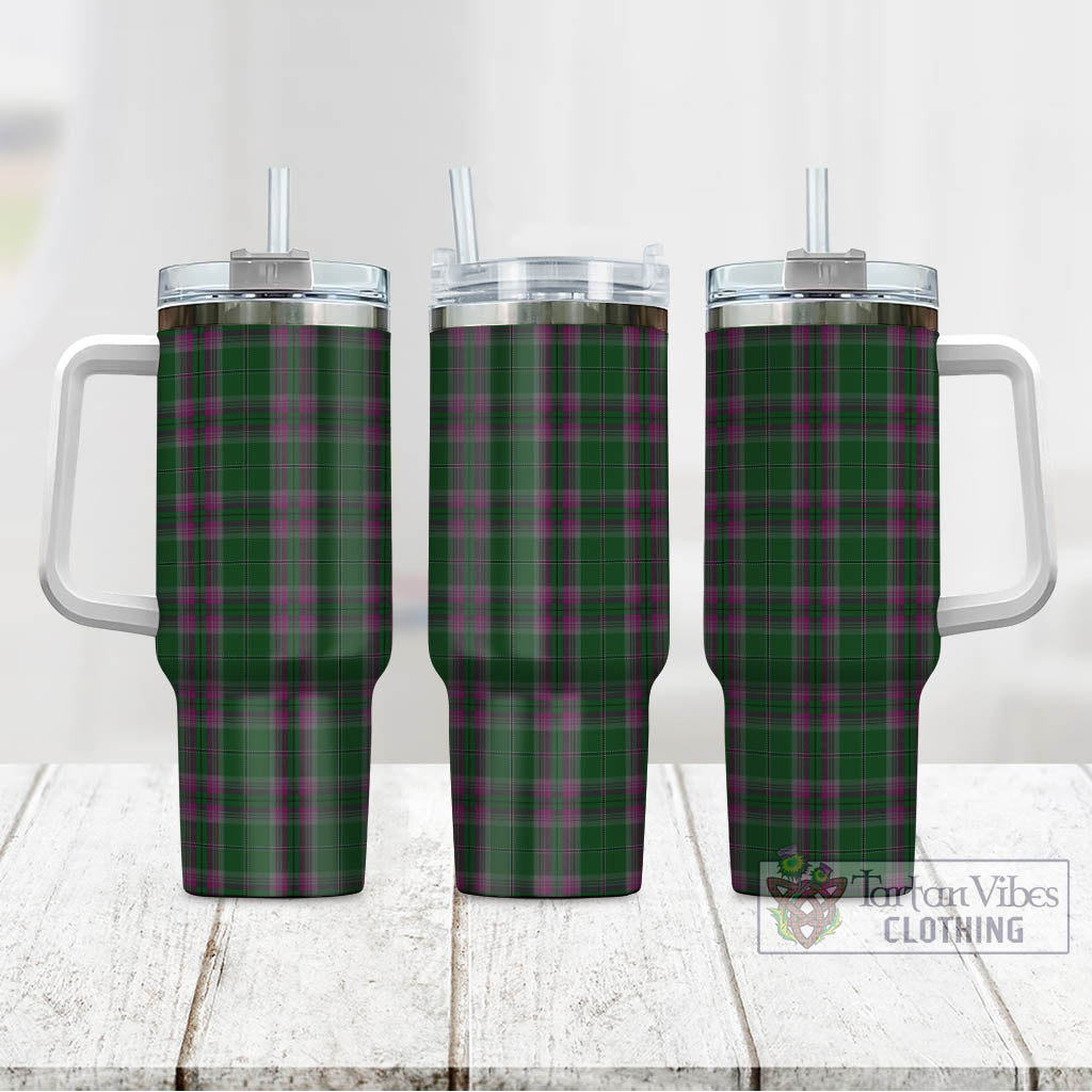 Tartan Vibes Clothing Gray Hunting Tartan Tumbler with Handle