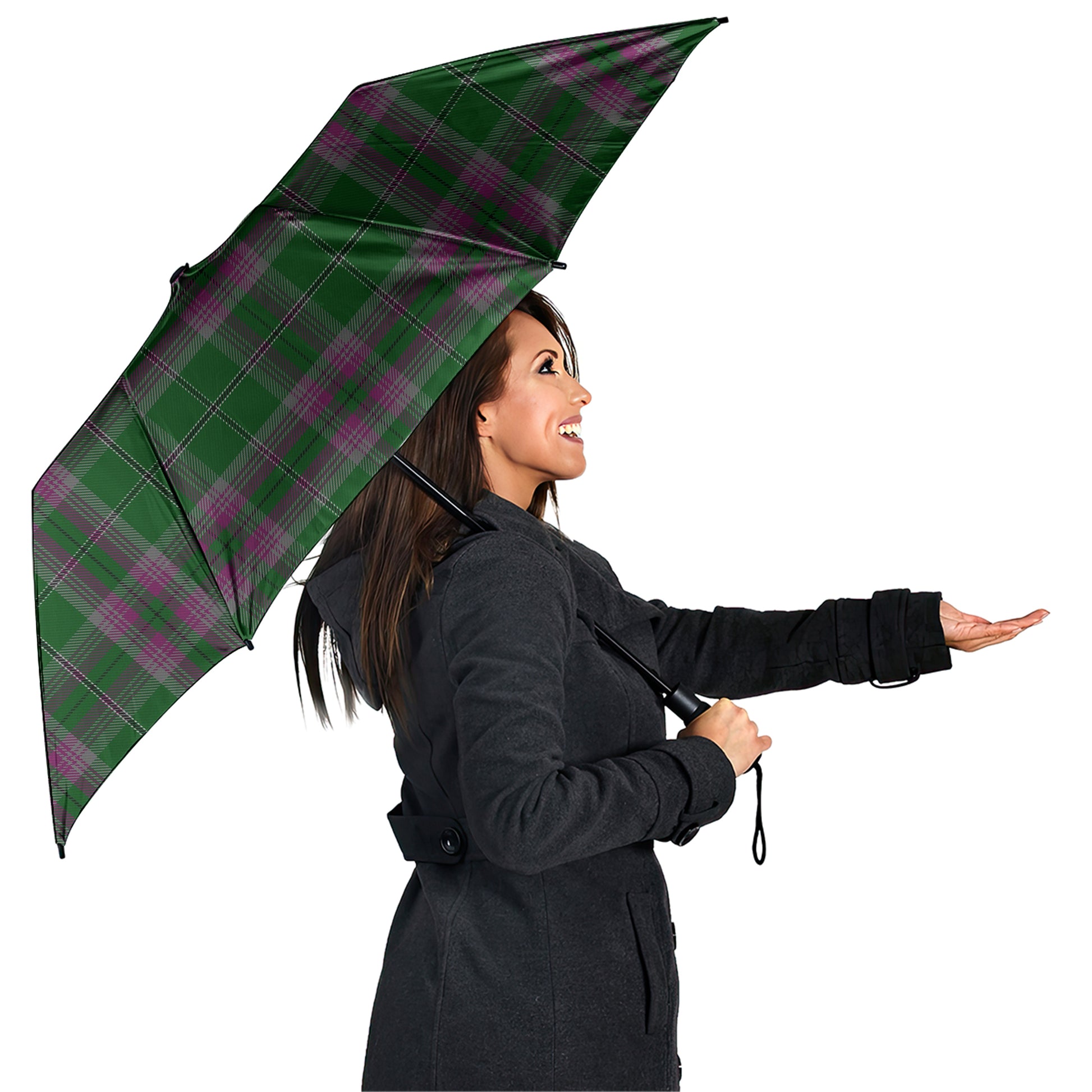 Gray Hunting Tartan Umbrella - Tartanvibesclothing