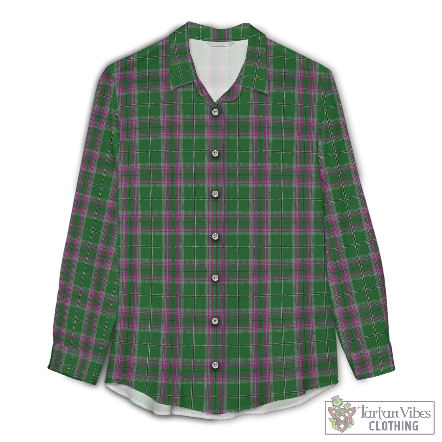 Gray Hunting Tartan Womens Casual Shirt