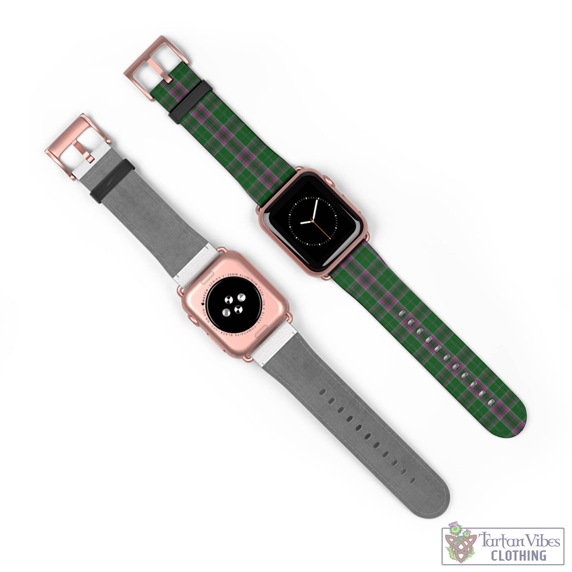 Tartan Vibes Clothing Gray Hunting Tartan Watch Band