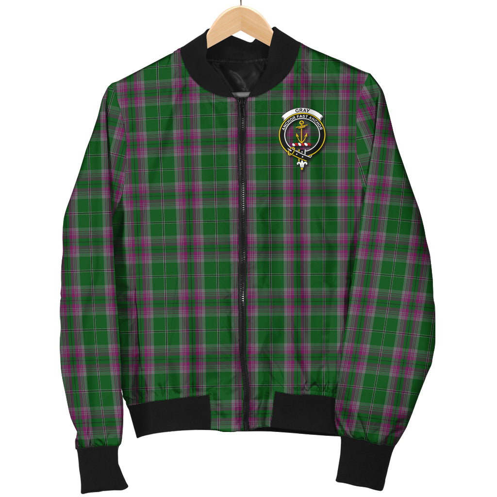 gray-hunting-tartan-bomber-jacket-with-family-crest