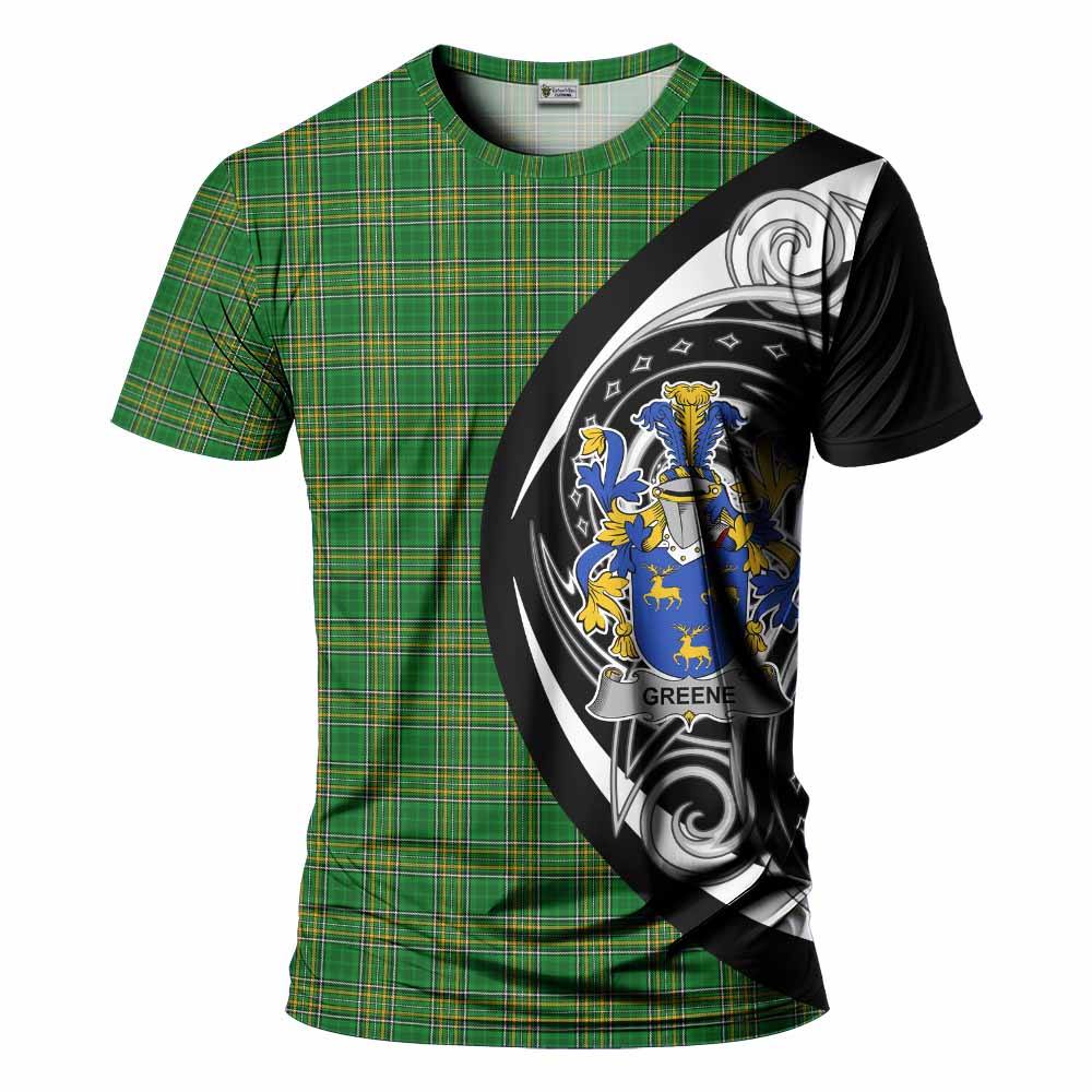 Greene Irish Clan T-Shirt Celtic Circle Style Kid's Shirt - Tartan Vibes Clothing