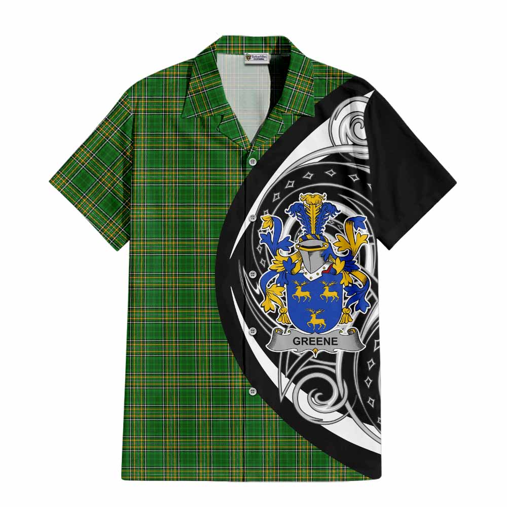 Greene Irish Clan Hawaiian Shirt Celtic Circle Style Kid - Tartan Vibes Clothing