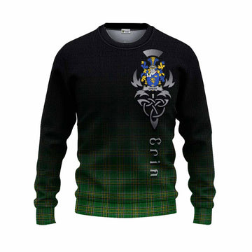Greer Irish Clan Knitted Sweater with Coat of Arms Erin Go Bragh Celtic Inspired Unisex - Tartan Vibes Clothing
