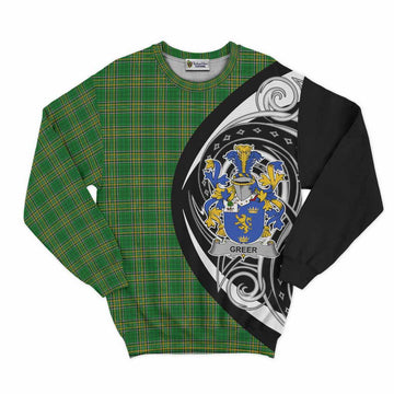 Greer Irish Clan Sweatshirt Celtic Circle Style Unisex - Tartan Vibes Clothing
