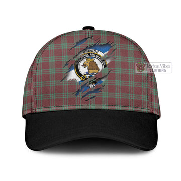 Gregor Hunting Ancient Tartan Classic Cap with Family Crest In Me Style