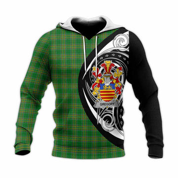 Gregory Irish Clan Knitted Hoodie Celtic Circle Style Unisex Knitted Pullover Hoodie - Tartan Vibes Clothing