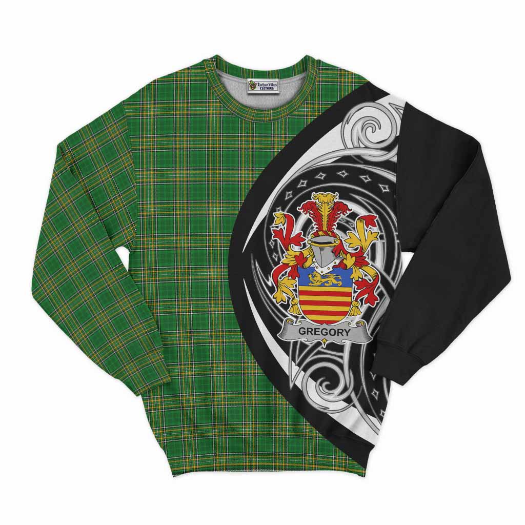 Gregory Irish Clan Sweatshirt Celtic Circle Style Unisex - Tartan Vibes Clothing