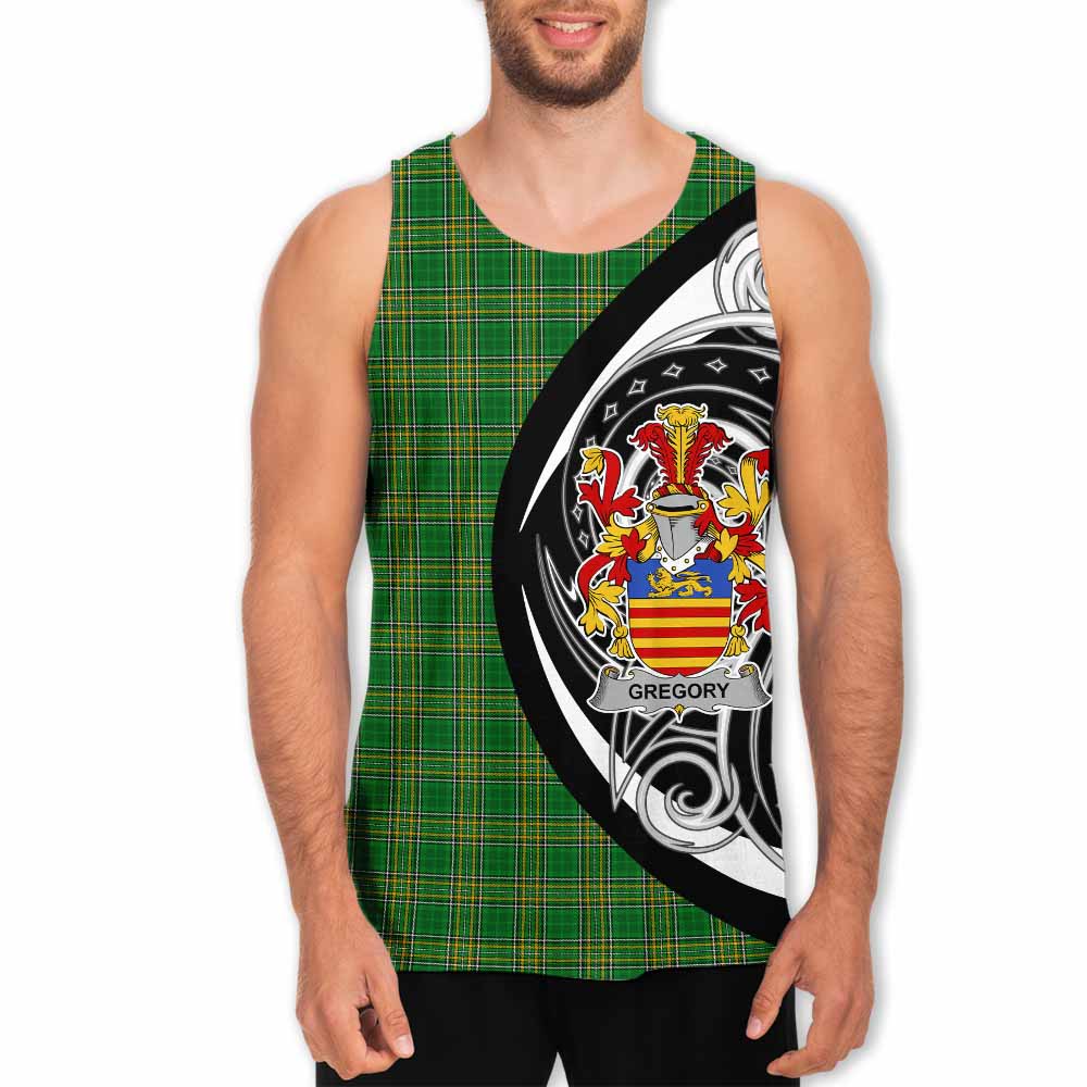 Gregory Irish Clan Men's Tank Top Celtic Circle Style Men - Tartan Vibes Clothing
