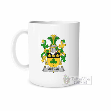 Grehan Irish Clan Coat of Arms Ceramic Mug