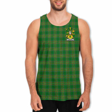 Grehan Irish Clan Tartan Men's Tank Top with Coat of Arms