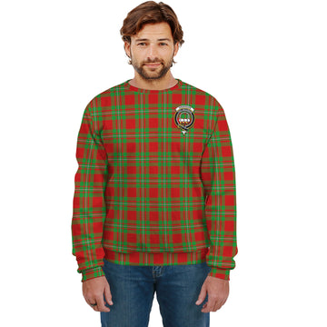 Grierson Tartan Sweatshirt with Family Crest