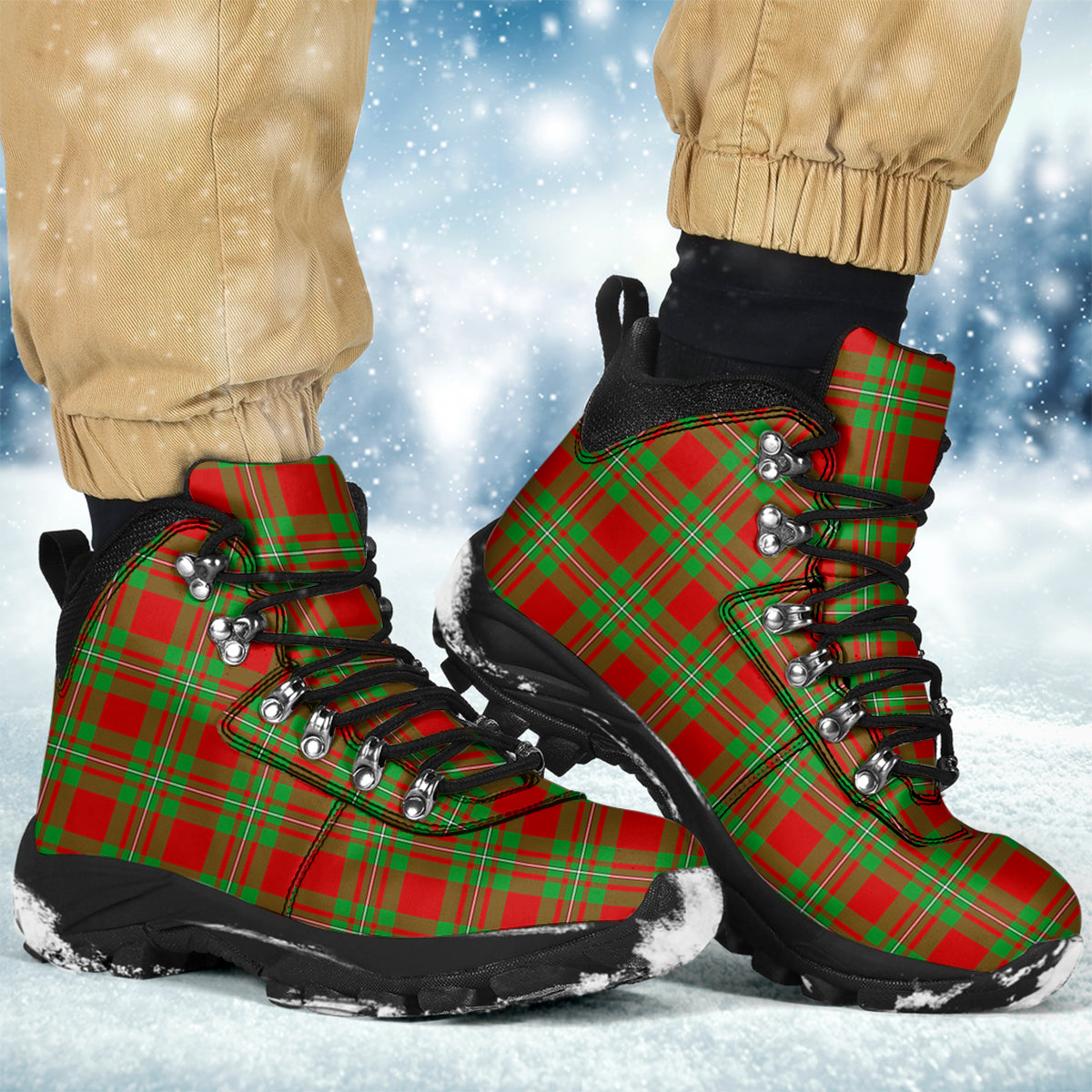 Grierson Tartan Alpine Boots - Tartanvibesclothing