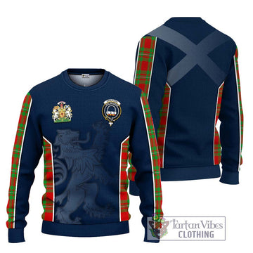 Grierson Tartan Ugly Sweater with Family Crest and Lion Rampant Vibes Sport Style