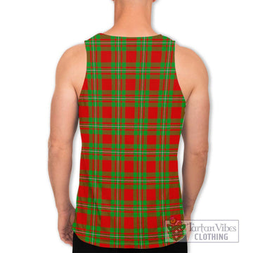 Grierson Tartan Men's Tank Top with Family Crest DNA In Me Style