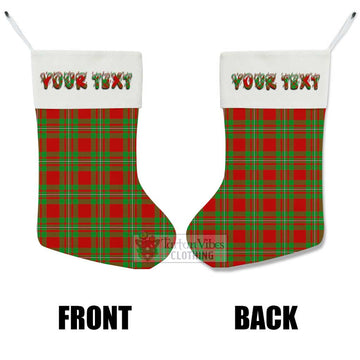 Grierson Tartan Christmas Stocking with Personalized Text - Tartan Vibes Clothing