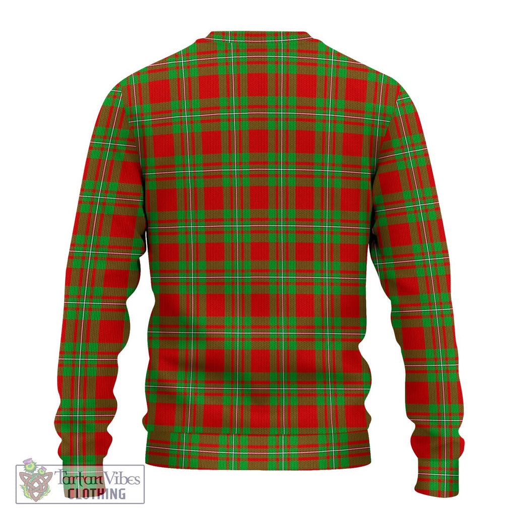 Grierson Tartan Knitted Sweater with Family Crest DNA In Me Style - Tartanvibesclothing Shop