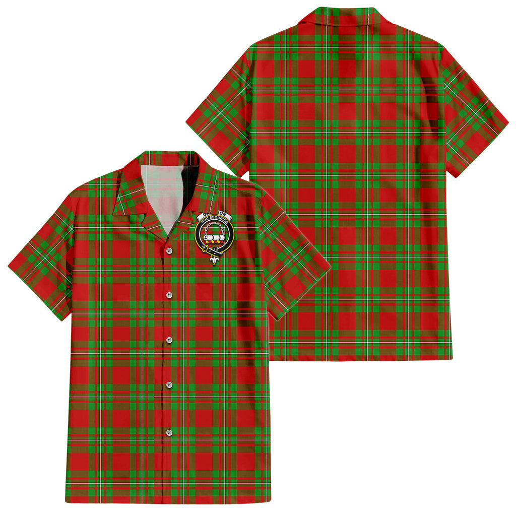 grierson-tartan-short-sleeve-button-down-shirt-with-family-crest