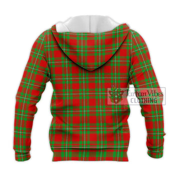 Grierson Tartan Knitted Hoodie with Family Crest DNA In Me Style