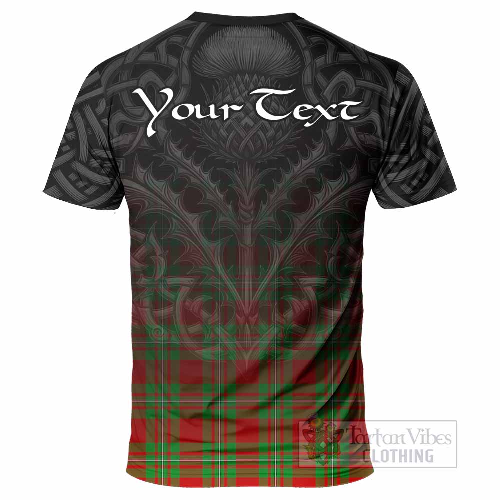 Tartan Vibes Clothing Grierson Tartan T-Shirt with Family Crest Celtic Thistle Vibes