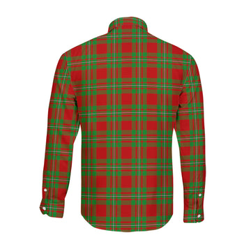 Grierson Tartan Long Sleeve Button Up Shirt with Family Crest